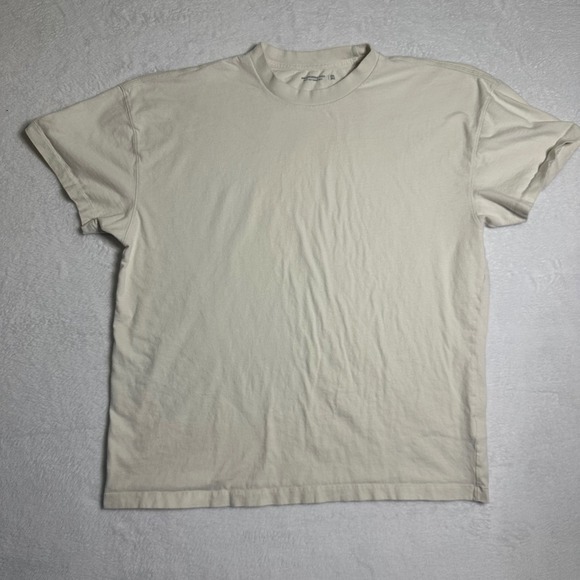 Abercrombie & Fitch Other - Abercrombie & Fitch Soft A&F Essentials T-Shirt Mens XXL Cream Off White Tee